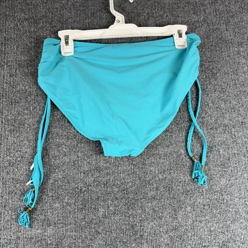Catalina Tankini Swim Set Womens M 8-10 Multicolor Aqua High Waist Geometric